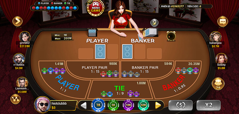 Game đánh bài baccarat đổi thưởng tại hitclub